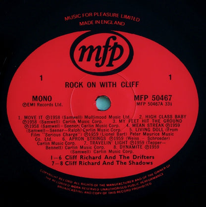 Cliff Richard - Rock On With Cliff (LP)