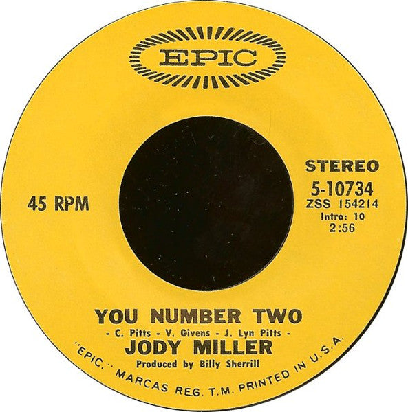 Jody Miller - He's So Fine Vinyl Singles Vinyl Goed / Hoes Generic