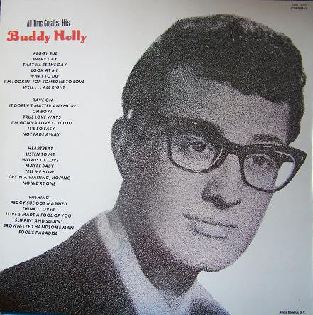 Buddy Holly - All Time Greatest Hits (LP) Vinyl LP Dubbel Vinyl Very Good (VG) <br> Hoes Good Plus (G+)