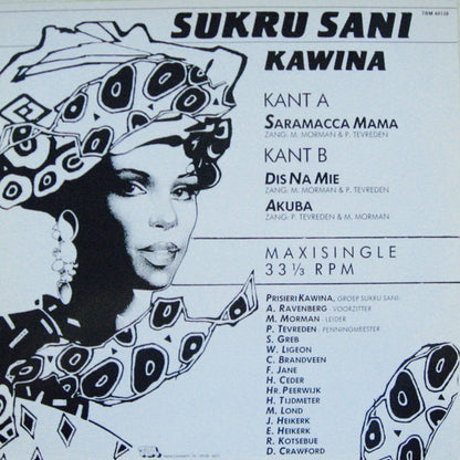 Sukru Sani Kawina Band - Saramacca Mama (Maxi-Single)) Maxi-Singles Vinyl Very Good (VG) <br> Hoes Good Plus (G+)