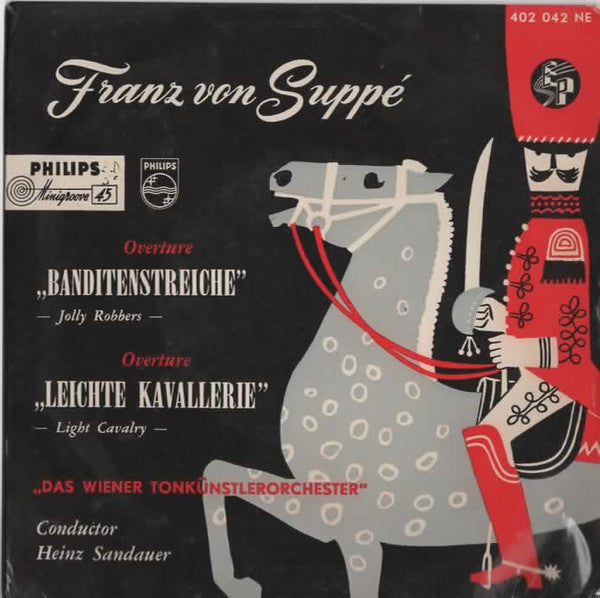 Tonkünstler Orchestra Ltg. Heinz Sandauer - Overture Banditenstreiche Vinyl Singles EP Vinyl Very Good (VG) <br> Hoes Good Plus (G+)