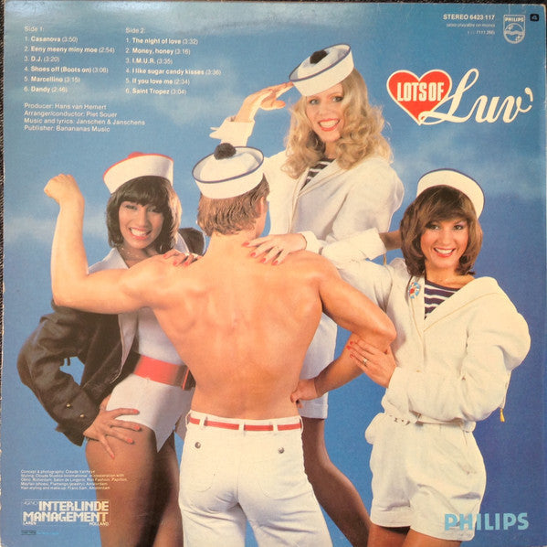Luv' - Lots Of Luv' (LP) Vinyl LP Vinyl Very Good (VG) <br> Hoes Good Plus (G+)