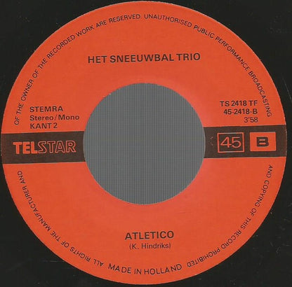 Sneeuwbal Trio - Adé M'n Kleine Paloma
