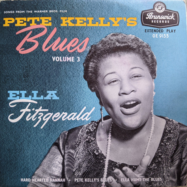 Ella Fitzgerald - Songs From The Warner Bros. Film Pete Kelly's Blues (Volume *) Vinyl Singles EP Vinyl Very Good (VG) <br> Hoes Good Plus (G+)