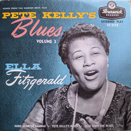 Ella Fitzgerald - Songs From The Warner Bros. Film Pete Kelly's Blues (Volume *) Vinyl Singles EP Vinyl Very Good (VG) <br> Hoes Good Plus (G+)