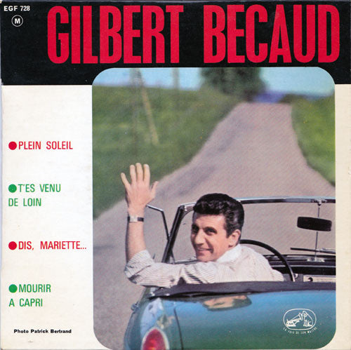 Gilbert Becaud - Plein Soleil Vinyl Singles Media VG+ / Sleeve VG