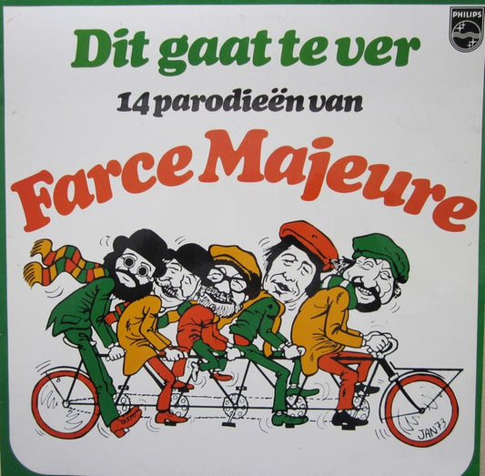 Farce Majeure - Dit Gaat Te Ver - 14 Parodieën Van Farce Majeure (LP) 50859 Vinyl LP Goede Staat