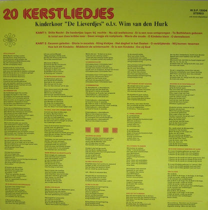 Kinderkoor De Lieverdjes - 20 Kerstliedjes (LP) 50787 Vinyl LP Goede Staat