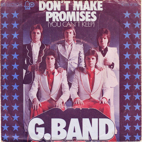 Glitter Band - Don't Make Promises (You Can't Keep) (B) Vinyl Singles Hoes: Sticker