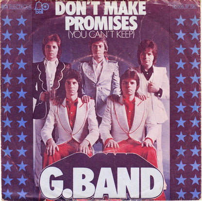 Glitter Band - Don't Make Promises (You Can't Keep) 37159 (B) Vinyl Singles Hoes: Sticker