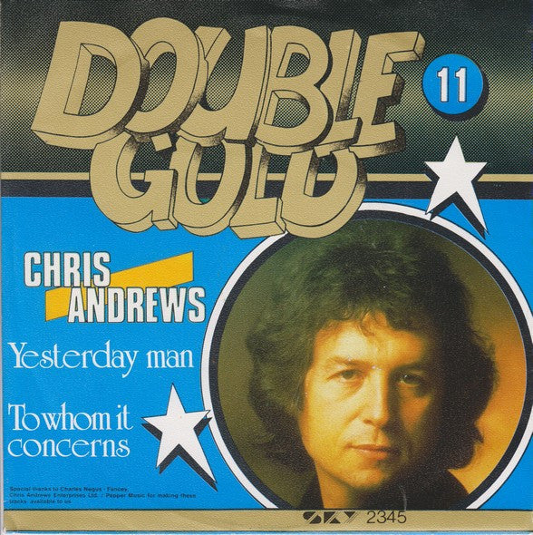 Chris Andrews  - Yesterday Man 37209 Vinyl Singles Goede Staat