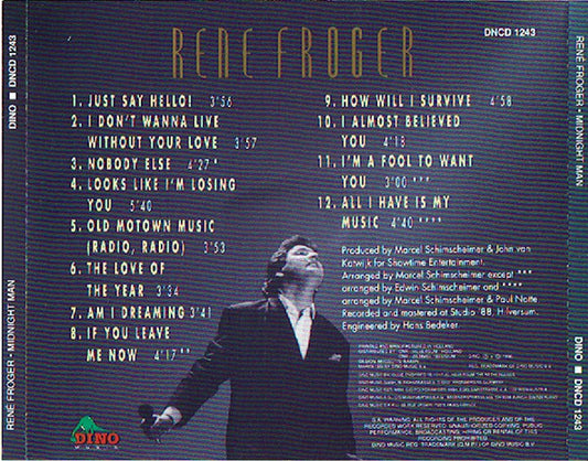René Froger - Midnight Man (CD)
