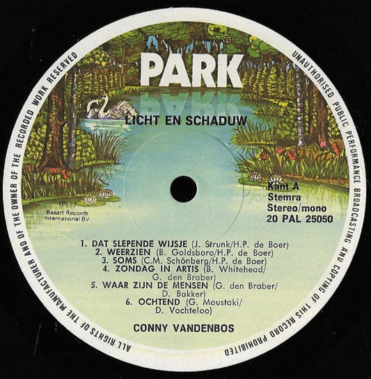 Conny Vandenbos - Licht En Schaduw (LP) Vinyl LP Vinyl Zeer Goed / Hoesje Goed "VINYLSINGLES.NL"