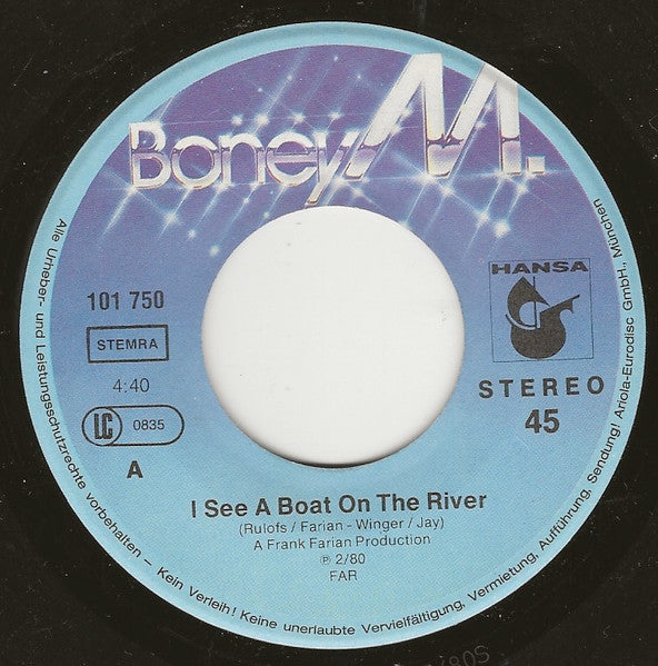 Boney M. - I See A Boat On The River 24870 Vinyl Singles Hoes: Generic