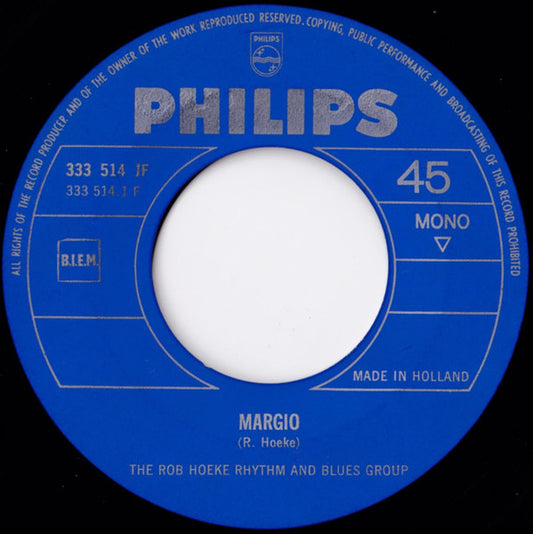 Rob Hoeke Rhythm & Blues Group - Margio Vinyl Singles Vinyl Very Good (VG) <br> Hoes Generic