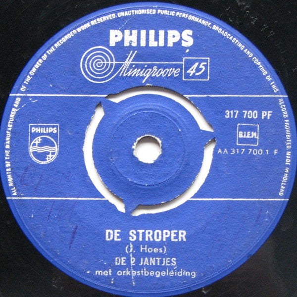 2 Jantjes - Stroper Vinyl Singles Vinyl (VG) <br> Hoes Generic