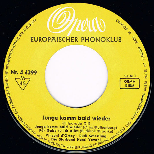 Various - Junge Komm Bald Wieder (EP) 37419 Vinyl Singles EP Goede Staat