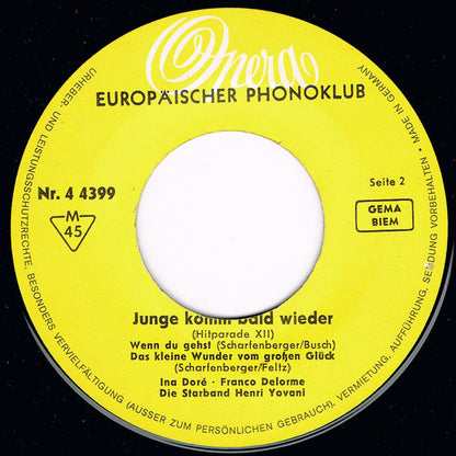 Various - Junge Komm Bald Wieder (EP) 37419 Vinyl Singles EP Goede Staat