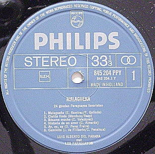 Luis Alberto del Parana y Los Paraguayos - Malagueña (LP) 49828 Vinyl LP Dubbel VINYLSINGLES.NL