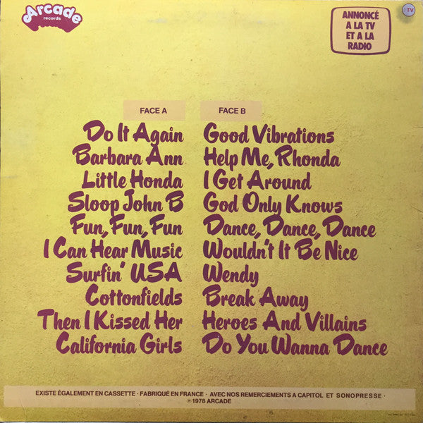 Beach Boys - Leurs 20 Plus Grands Succes (LP) Vinyl LP Vinyl Very Good (VG) <br> Hoes Good Plus (G+)