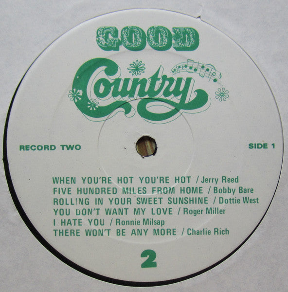 Various - Country's Best (LP) Vinyl LP Dubbel Vinyl Very Good (VG) <br> Hoes Good Plus (G+)