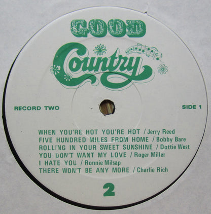 Various - Country's Best (LP) Vinyl LP Dubbel Vinyl Very Good (VG) <br> Hoes Good Plus (G+)