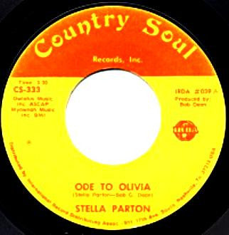 Stella Parton - Ode To Olivia Vinyl Singles Vinyl Very Good (VG) <br> Hoes Generic
