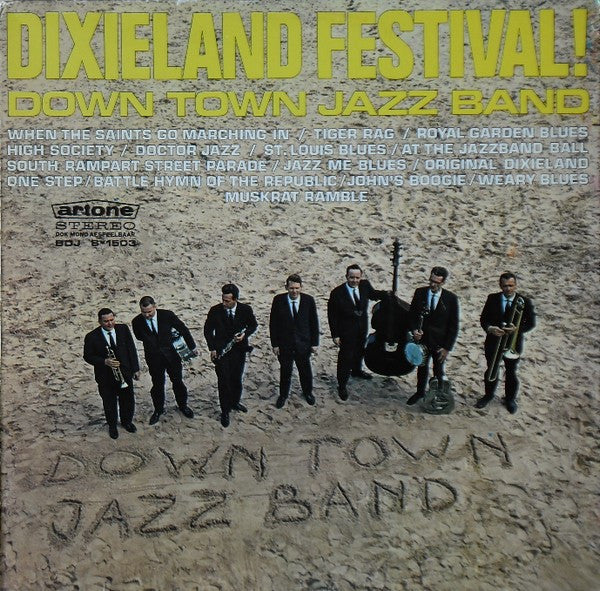 Down Town Jazz Band - Dixieland Festival (LP) Vinyl LP Vinyl Very Good (VG) <br> Hoes Good Plus (G+)