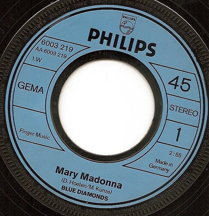 Blue Diamonds - Mary Madonna 33274 Vinyl Singles Goede Staat