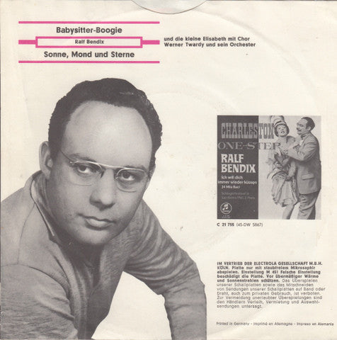 Ralf Bendix Und Die Kleine Elisabeth - Babysitter-Boogie
