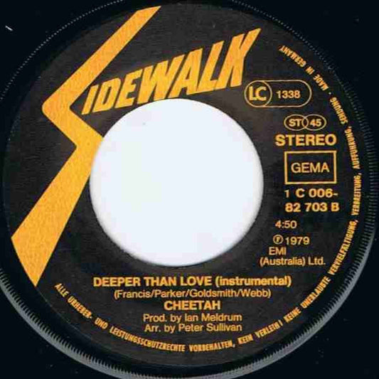 Cheetah - Deeper Than Love