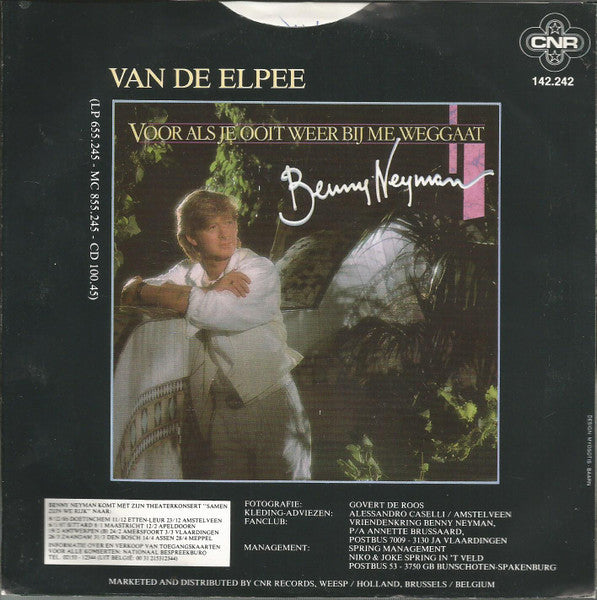 Benny Neyman - Superstar Vinyl Singles Vinyl Very Good (VG) <br> Hoes Good Plus (G+)