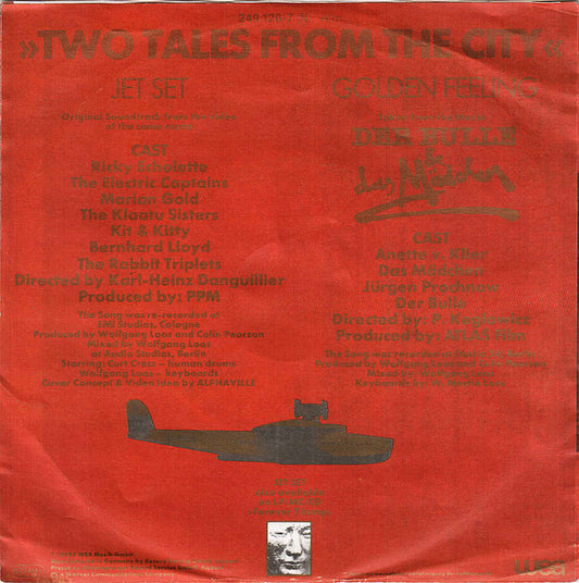 Alphaville - Jet Set Vinyl Singles Vinyl Zeer Goed / Hoesje Goed "VINYLSINGLES.NL"