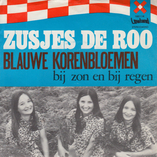 Zusjes de Roo - Blauwe korenbloemen Vinyl Singles VINYLSINGLES.NL