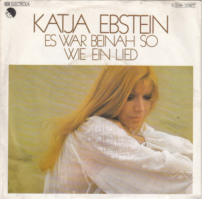Katja Ebstein - Es War Beinah So Wie Ein Lied Vinyl Singles Vinyl Very Good (VG) <br> Hoes Good Plus (G+)