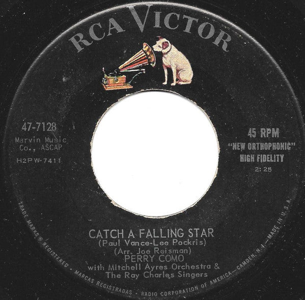 Perry Como - Magic Moments Vinyl Singles Vinyl Very Good (VG) <br> Hoes Generic