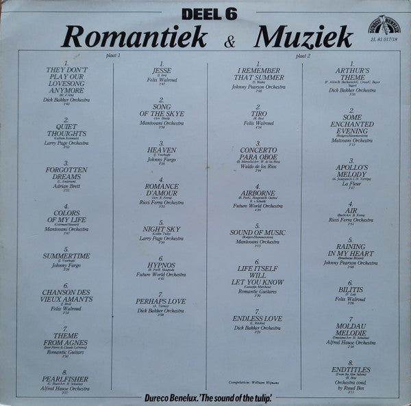 Various - Romantiek & Muziek 6 (LP) 50227 Vinyl LP Dubbel VINYLSINGLES.NL