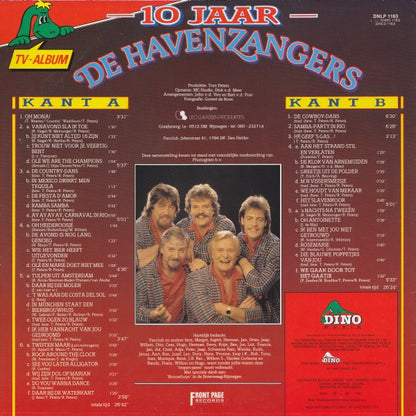 Havenzangers - 10 Jaar (LP) Vinyl LP Vinyl Very Good (VG) <br> Hoes Good Plus (G+)