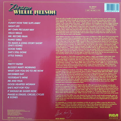 Willie Nelson - 20 Of The Best (LP) 50342 Vinyl LP VINYLSINGLES.NL