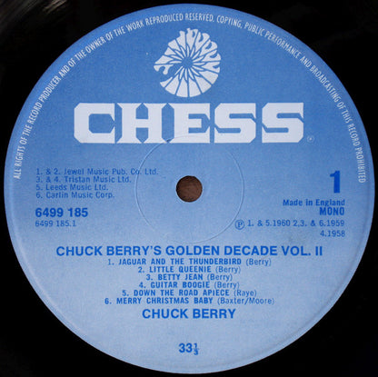 Chuck Berry - Chuck Berry's Golden Decade Vol. 2 (LP) Vinyl LP Dubbel Vinyl Very Good (VG) <br> Hoes Good Plus (G+)