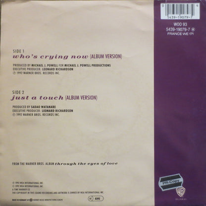 Randy Crawford - Who's Crying Now Vinyl Singles Vinyl Very Good (VG) <br> Hoes Good Plus (G+)