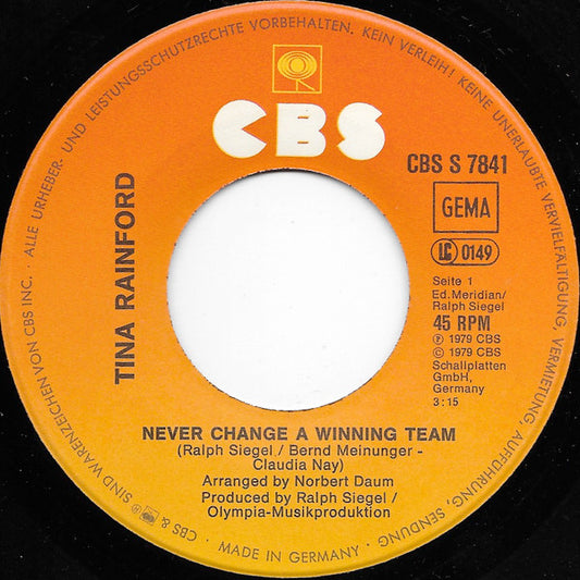 Tina Rainford - Never Change A Winning Team