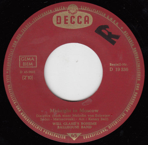 Will Glahé's Boheme Ballhouse Band - Midnight In Moscow