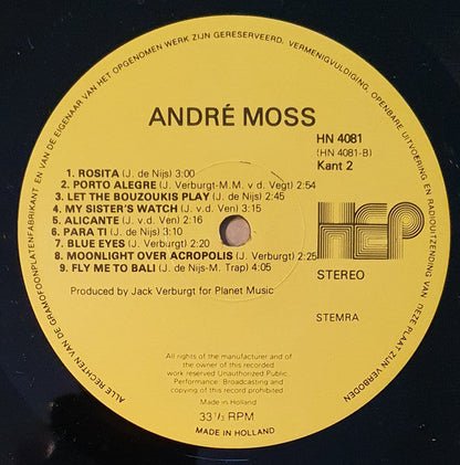 André Moss - 18 Karaats (LP) 41300 Vinyl LP Goede Staat