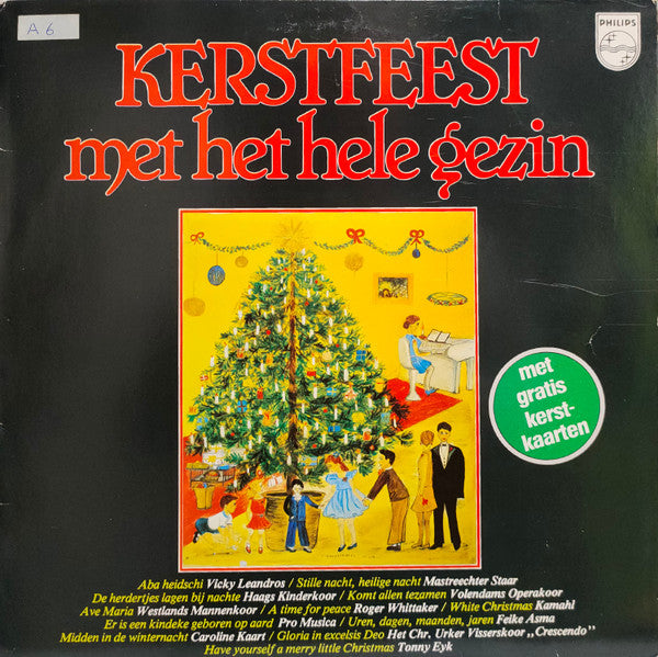 Various - Kerstfeest Met Het Hele Gezin (LP) Vinyl LP Goede Staat ++