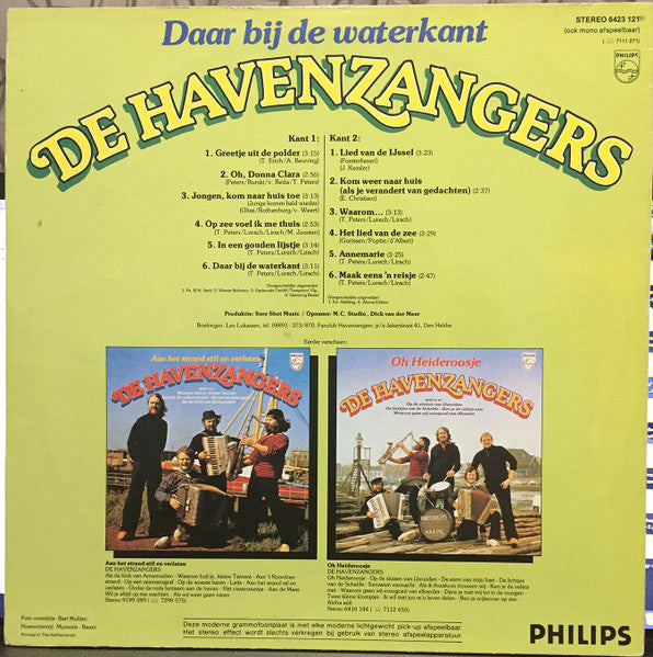 Havenzangers - Daar Bij De Waterkant (LP) Vinyl LP Vinyl Zeer Goed / Hoesje Goed "VINYLSINGLES.NL"