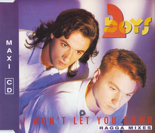 Two Boys - I Won't Let You Down (Ragga Mixes) (CD) Compact Disc Single Goede Staat