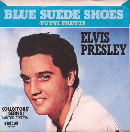 Elvis Presley - Blue SueShoes Vinyl Singles Vinyl Very Good (VG) <br> Hoes Good Plus (G+)