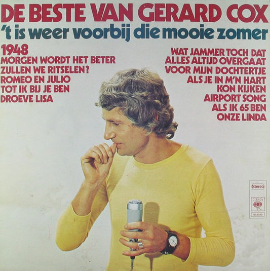 Gerard Cox - De Beste Van Gerard Cox (LP) Vinyl LP Vinyl Very Good (VG) <br> Hoes Good Plus (G+)