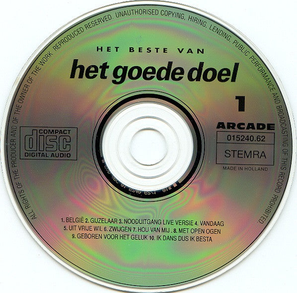 Goede Doel - Het Beste Van Het Goede Doel (CD) Compact Disc Goede Staat